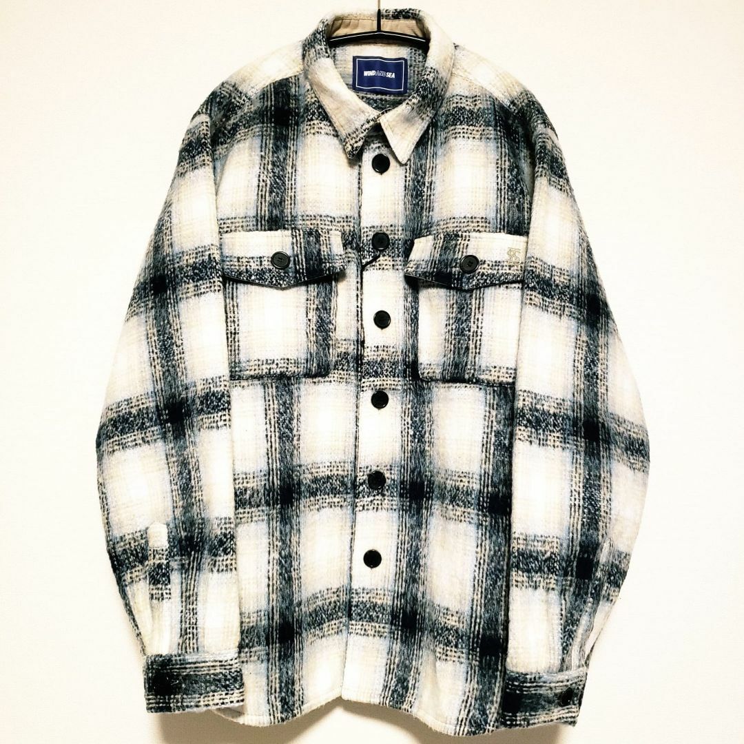 WIND AND SEA   WIND AND SEA SHAGGY PLAID CPO SHIRT JKTの通販 by