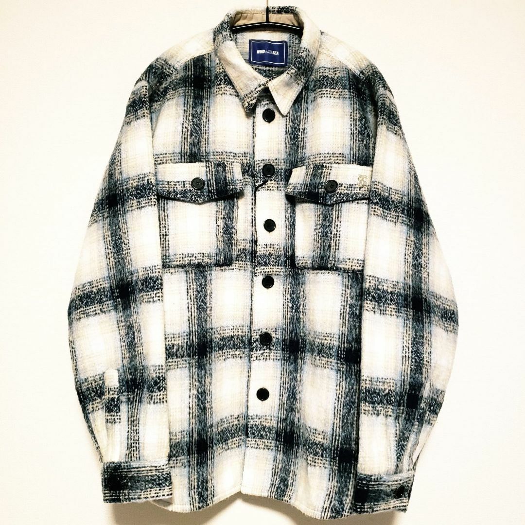 WIND AND SEA  CPO Shirt Jacket チェック シャツ