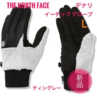 ザノースフェイス(THE NORTH FACE)の新品☆ノースフェイス デナリ イーチップ グローブ L　TI(手袋)