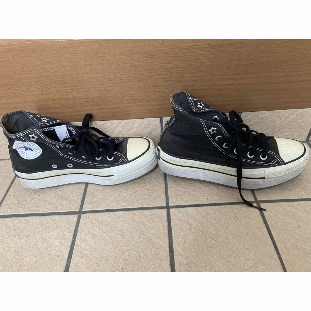 ALL STAR（CONVERSE）(オールスター)のコンバース厚底スニーカー　ハイカット　24cm レディースの靴/シューズ(スニーカー)の商品写真