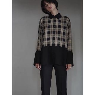 クラネ(CLANE)のCHAIN CHECK SHIRT(シャツ/ブラウス(長袖/七分))