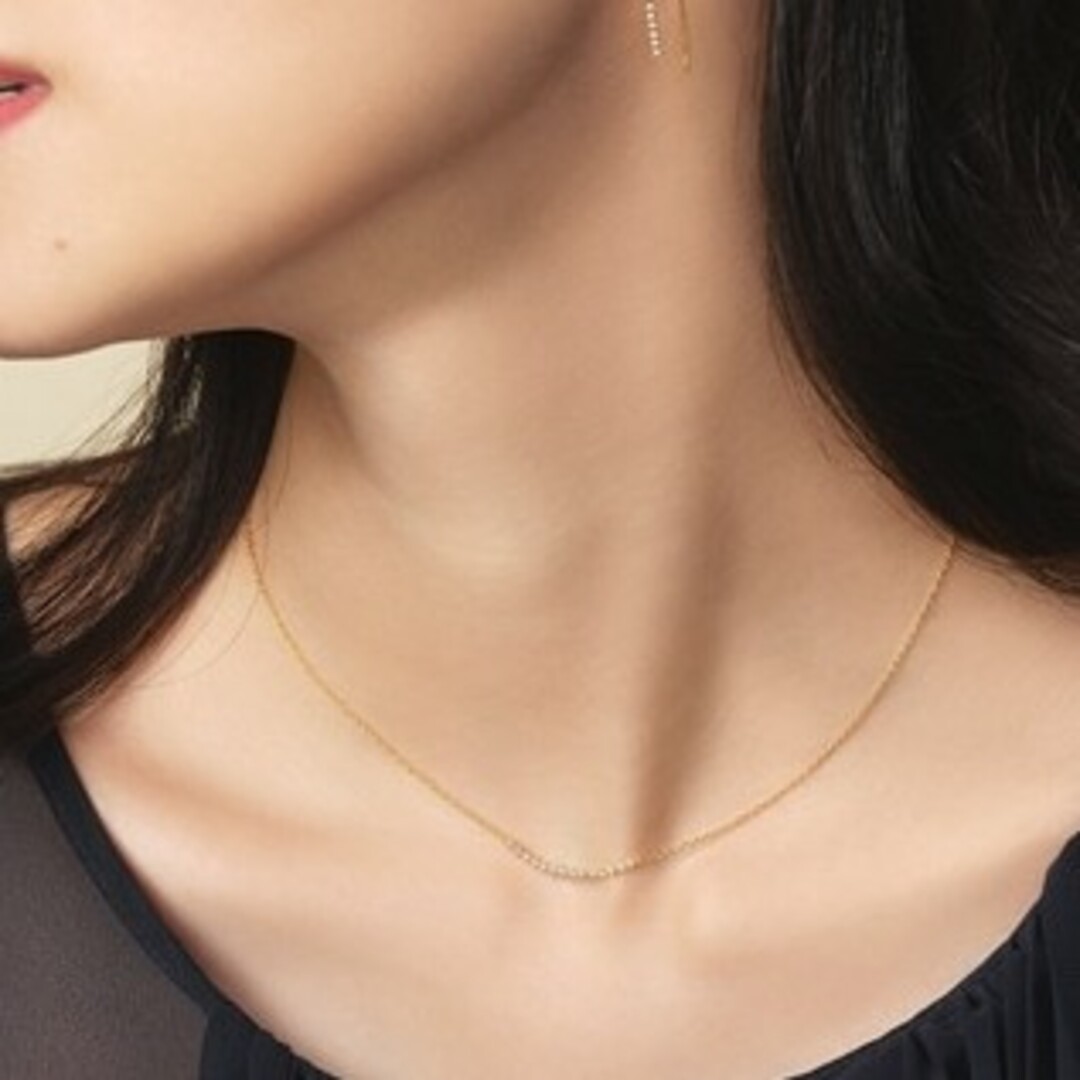 AHKAH - アーカー☆ビリーブユー ネックレス☆K18 0.1ct ネックレス