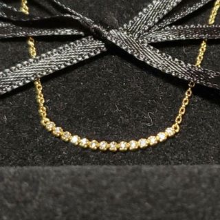 AHKAH - アーカー☆ビリーブユー ネックレス☆K18 0.1ct ネックレス