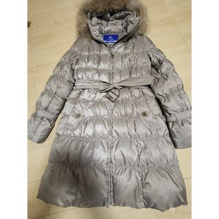 バーバリーブルーレーベル(BURBERRY BLUE LABEL)の新品 クレストブリッジ バーバリーブルーレーベル ロングダウンコート サイズ40(ダウンコート)