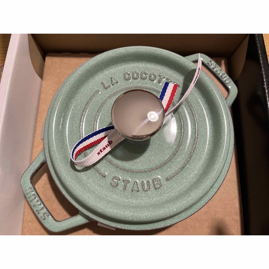 STAUB - STAUB ストウブ ピコ・ココット ラウンド セージグリーン 16cm