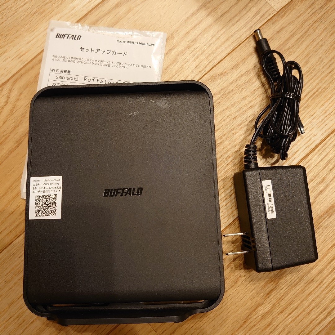 Buffalo(バッファロー)のWSR-1166DHPL2/N スマホ/家電/カメラのPC/タブレット(PCパーツ)の商品写真