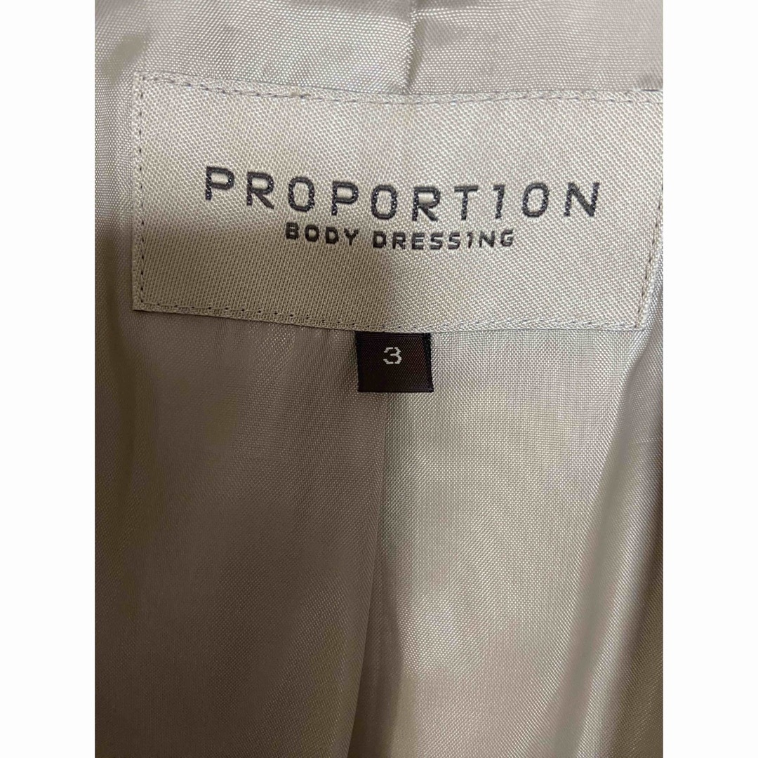 PROPORTION BODY DRESSING(プロポーションボディドレッシング)のPROPORTION BODY DRESSING トレンチコート　ベージュ レディースのジャケット/アウター(トレンチコート)の商品写真