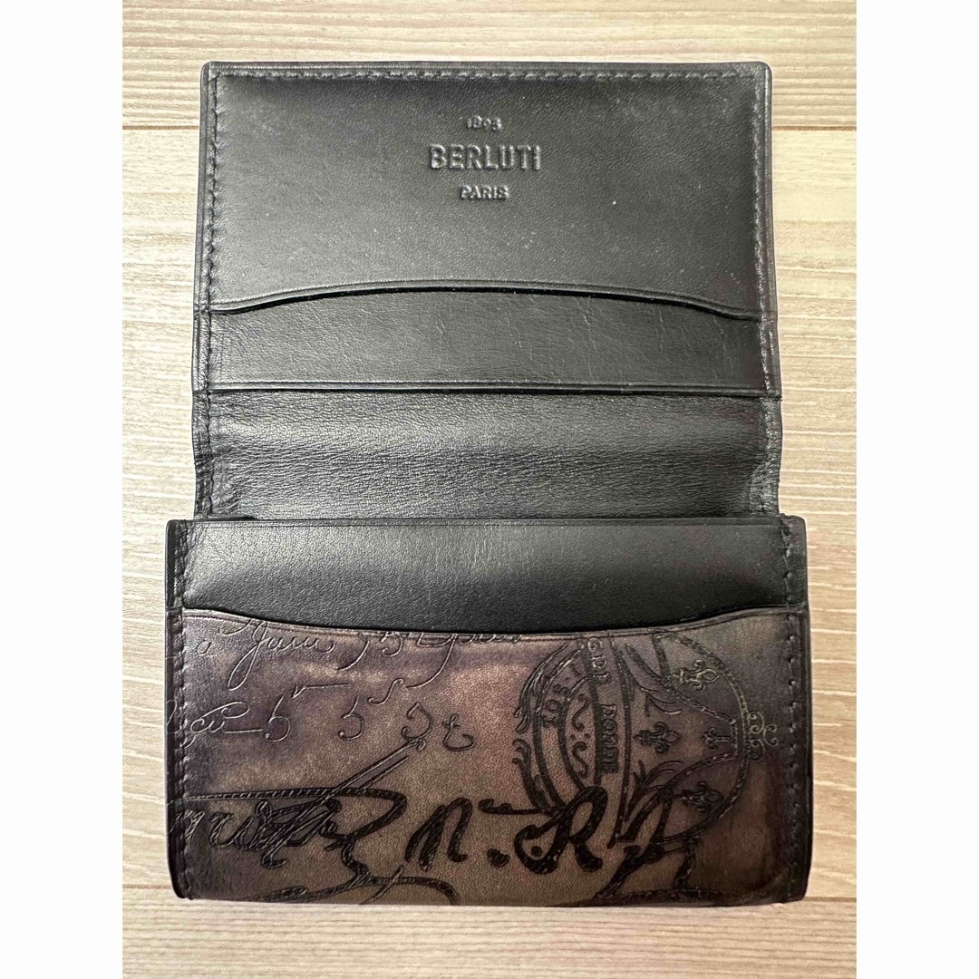 Berluti(ベルルッティ)のベルルッティ インブイア カードホルダー 名刺入れ オーダー色 ダブルスタンプ メンズのファッション小物(名刺入れ/定期入れ)の商品写真