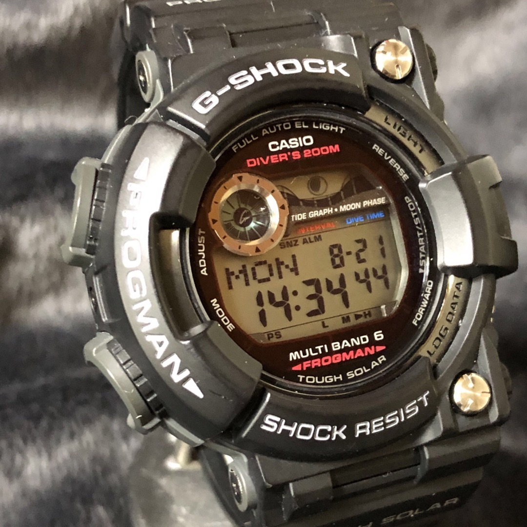 G-SHOCK - 美品❗️生産終了 フロッグマン G-SHOCK GWF-1000-1JFの通販 ...