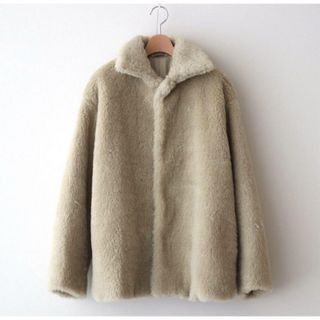 AURALEE - オーラリー21aw ボアブルゾン ジャケット コートの AURALEE - オーラリー21aw ボアブルゾン ジャケット コートの