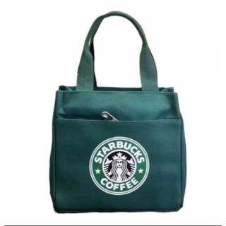 スターバックス(Starbucks)の【スタババッグ 】スターバックスミニトートバッグ 弁当バッグ 緑　グリーン(2)(トートバッグ)