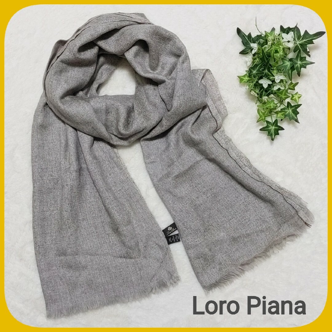 LORO PIANA - 美品 Loro Piana カシミヤ シルク 大判 ストール