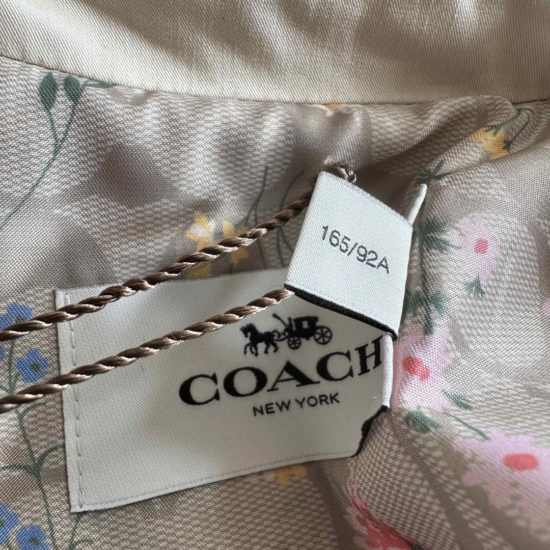 ※プロフ必読★新品★訳あり★COACH ロングトレンチコート　Lサイズ