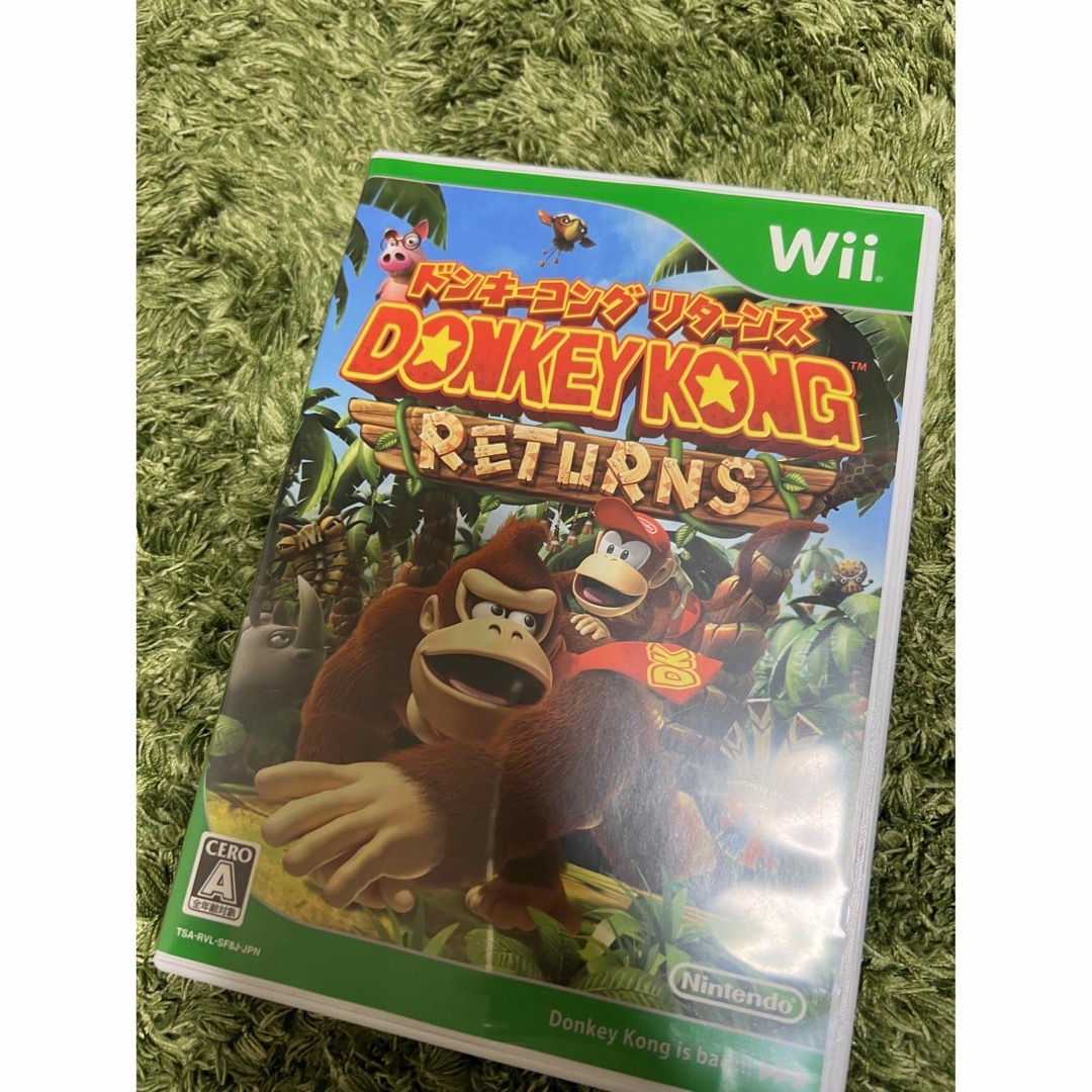Wii(ウィー)のWii DONKEY KONG RETUNS エンタメ/ホビーのゲームソフト/ゲーム機本体(家庭用ゲームソフト)の商品写真