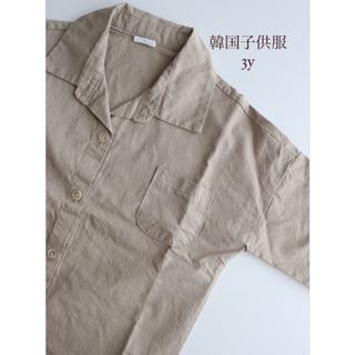 ザラキッズ(ZARA KIDS)の韓国子供服 オーバーサイズシャツ 3y(ブラウス)