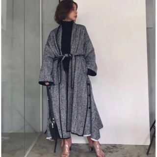 アメリヴィンテージ(Ameri VINTAGE)のAMERI OVER 2WAY HERRING BONE COAT(ロングコート)