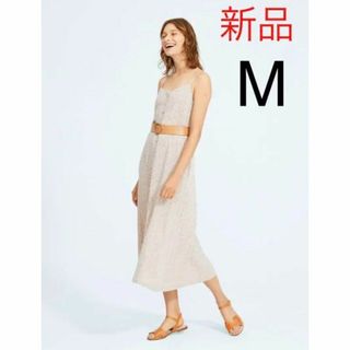 ユニクロ(UNIQLO)の新品　ユニクロ　INESコラボ　レーヨンプリントキャミソールワンピース　M(ロングワンピース/マキシワンピース)