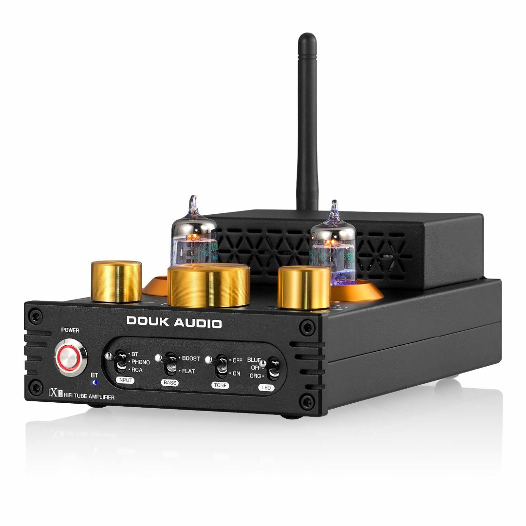 スマホ/家電/カメラDouk Audio X1 GE5654 Bluetooth 5.0 真空管アン