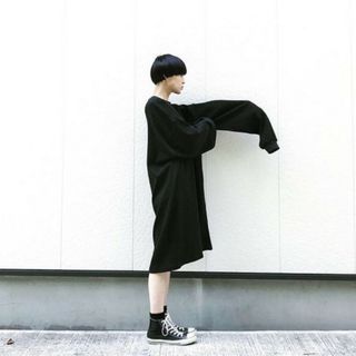 ビューティアンドユースユナイテッドアローズ(BEAUTY&YOUTH UNITED ARROWS)のhasen ビッグサーマルワンピース(ひざ丈ワンピース)