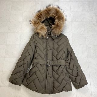 'S MaxMara 薄手パーカー ジャージ ストレッチ フォックスファー L