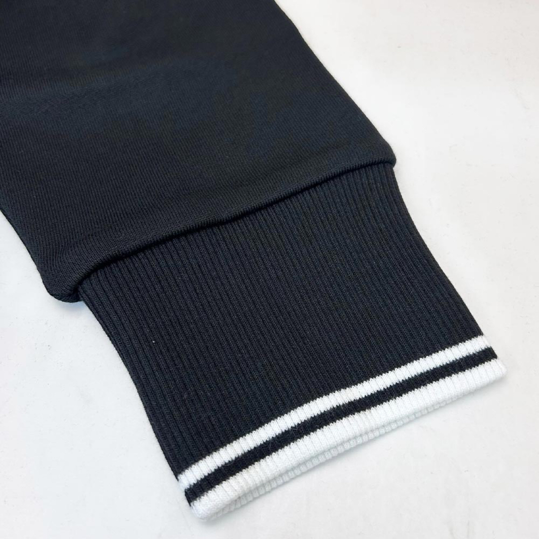 新品 FRED PERRY フレッドペリー メンズ スウェット ブラックSサイズ