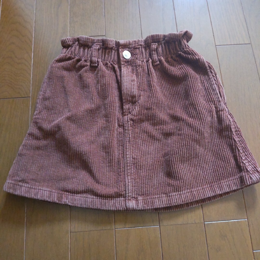 ZARA(ザラ)のZARA　ザラ　コーデュロイ　スカート　ブラウン　130 キッズ/ベビー/マタニティのキッズ服女の子用(90cm~)(スカート)の商品写真