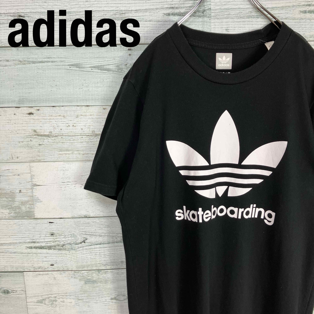 adidas(アディダス)のアディダススケートボーディング ビッグロゴプリント 半袖Tシャツ メンズのトップス(Tシャツ/カットソー(半袖/袖なし))の商品写真