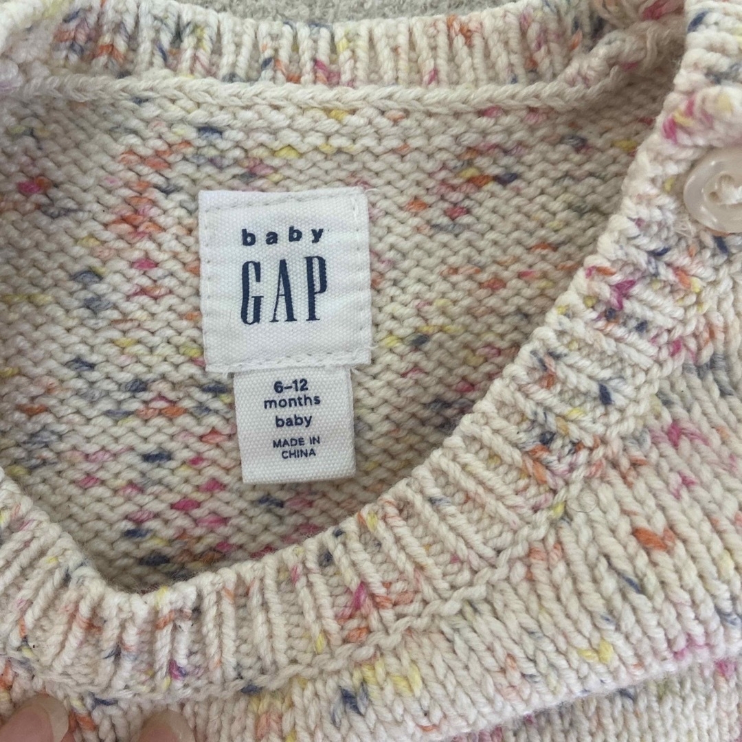 babyGAP(ベビーギャップ)のbaby GAP ミックスニット　セーター キッズ/ベビー/マタニティのベビー服(~85cm)(ニット/セーター)の商品写真