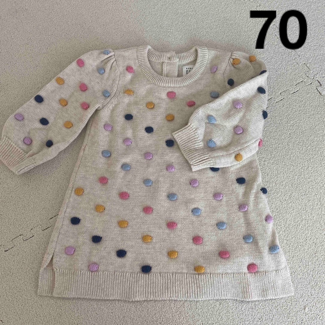 babyGAP(ベビーギャップ)のbaby GAP ニットワンピース キッズ/ベビー/マタニティのベビー服(~85cm)(ワンピース)の商品写真