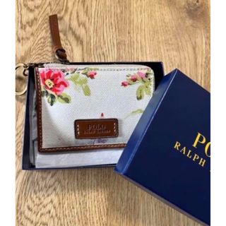 ポロラルフローレン(POLO RALPH LAUREN)のPOLO ラルフローレン　お財布　カードケース　花柄　米国購入　新品(財布)