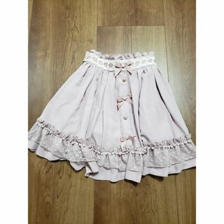 LIZ LISA - LIZLISA メッセージリボンサスペンダー付きスカートの通販