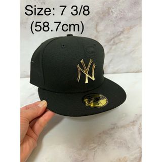 ニューエラー(NEW ERA)のNewera 59fifty ニューヨークヤンキース メタルロゴ キャップ(キャップ)