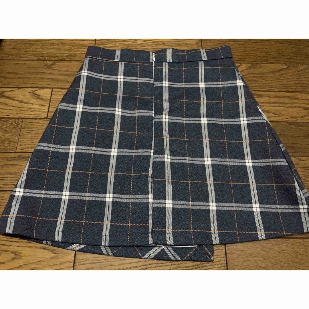 GRL(グレイル)の新品　GRL グレイル　台形ミニスカート　チェック　グレー レディースのスカート(ミニスカート)の商品写真