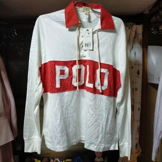 ポロラルフローレン(POLO RALPH LAUREN)の新品★ポロラルフローレン★長袖ポロシャツ★ロンT★Ｌサイズ(ポロシャツ)