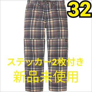 シュプリーム Work Pant 千鳥柄チェックワークロングパンツ メンズ 32インチ