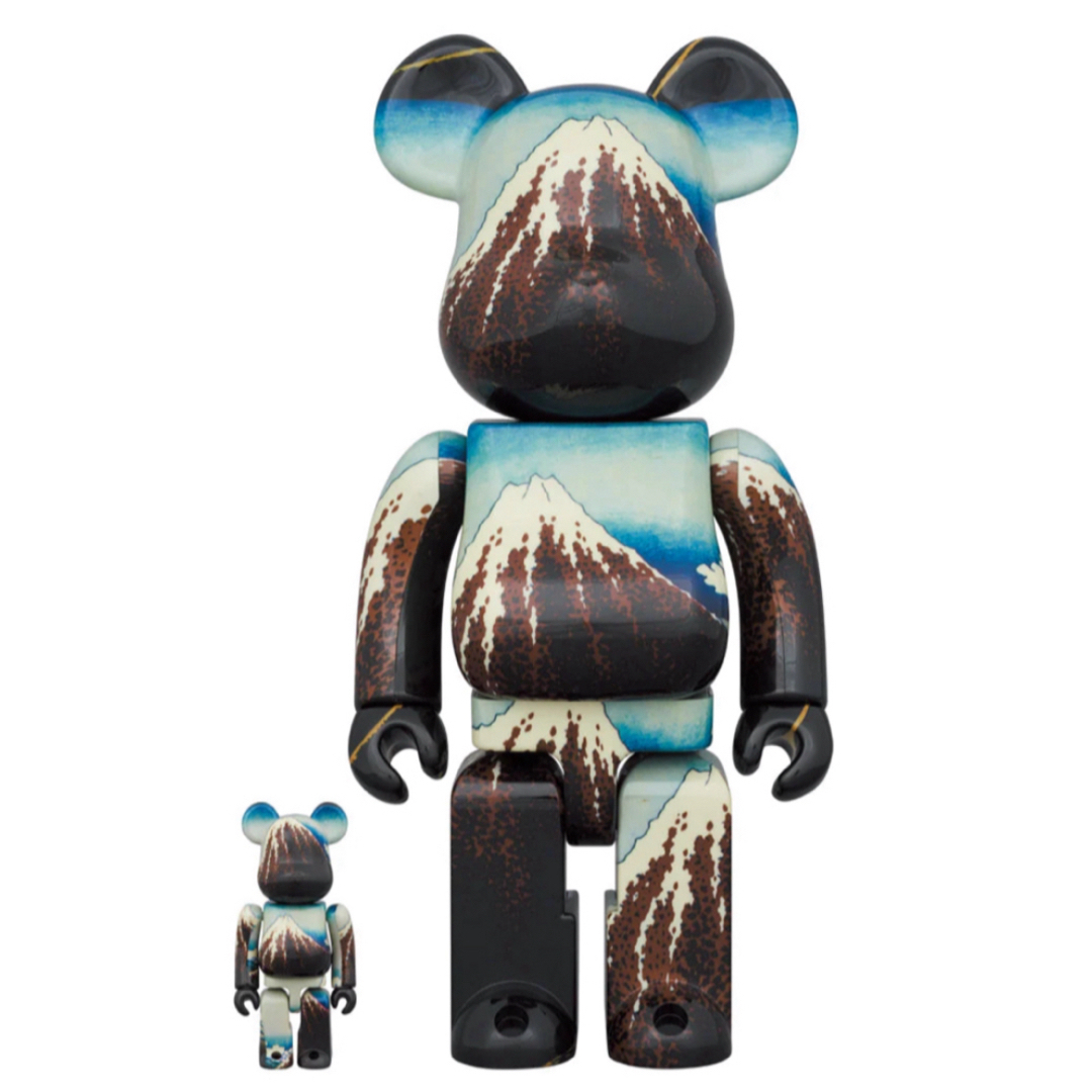 BE@RBRICK 葛飾北斎 「冨嶽三十六景 山下白雨」100％ & 400％400％