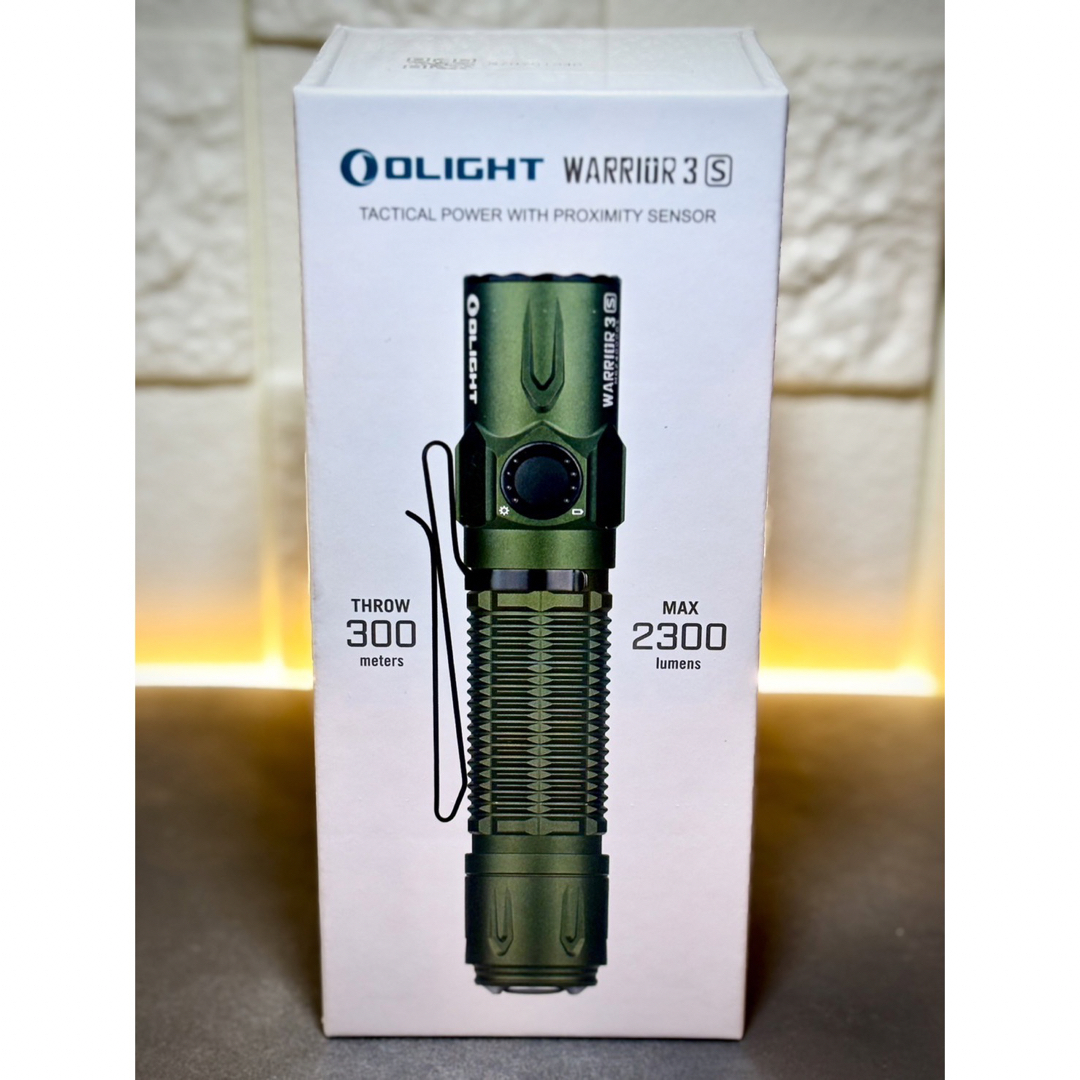 オーライトolight WARRIOR 3S センサー付きライト　グリーンSwivel