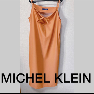 ミッシェルクラン(MICHEL KLEIN)のMichael Klein ワンピース　フリーサイズ　ひざ下　ロングワンピース(ロングワンピース/マキシワンピース)
