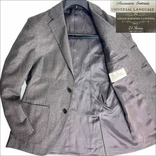 カノニコ生地  英国製テーラードジャケット ネイビー