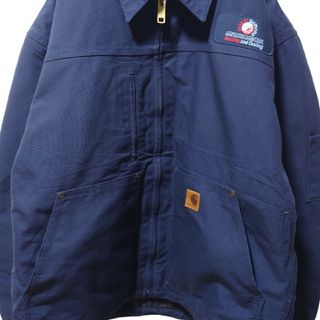 【Carhartt】企業ロゴワッペン刺繍 中綿入りダックジャケット A-1380