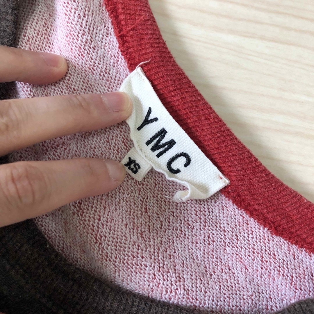 YMC(ワイエムシー)のYMC  スウェット　トレーナー　バイカラー　メンズ　XS   ワイエムシー メンズのトップス(スウェット)の商品写真