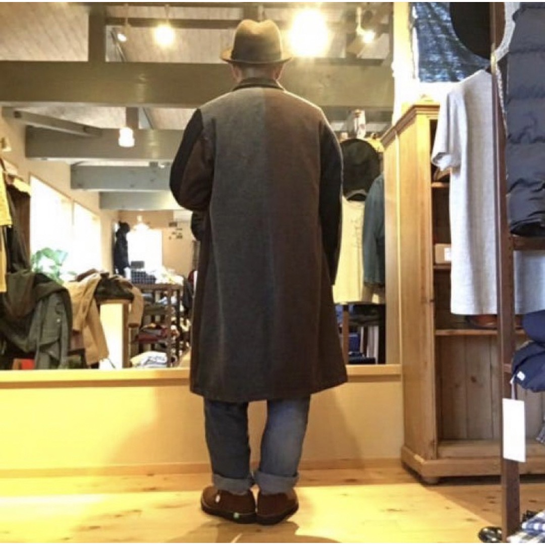 anachronorm(アナクロノーム)のH.UNIT h.unit Woolmossa atelier coat メンズのジャケット/アウター(ステンカラーコート)の商品写真