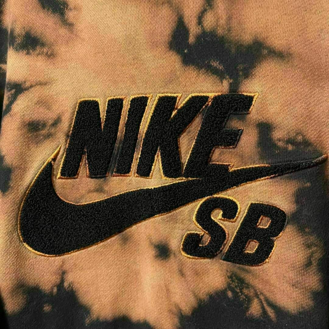 NIKE SB ナイキ パーカー タイダイ 総柄 ビッグロゴ スケボー M