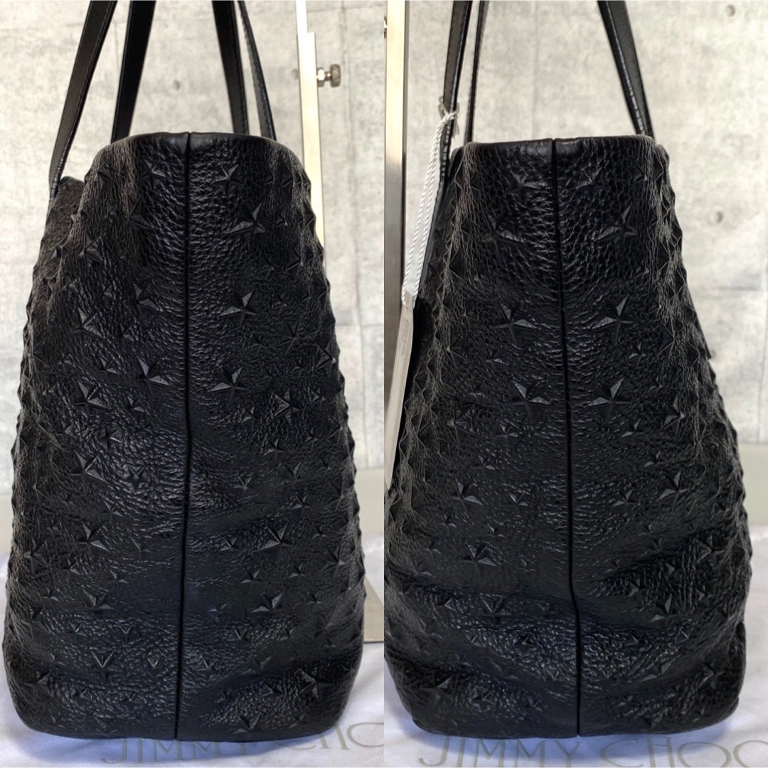 JIMMY CHOO(ジミーチュウ)のちぇりたん様専用JIMMY CHOO SOFIA/M BLACK トートバッグ レディースのバッグ(トートバッグ)の商品写真