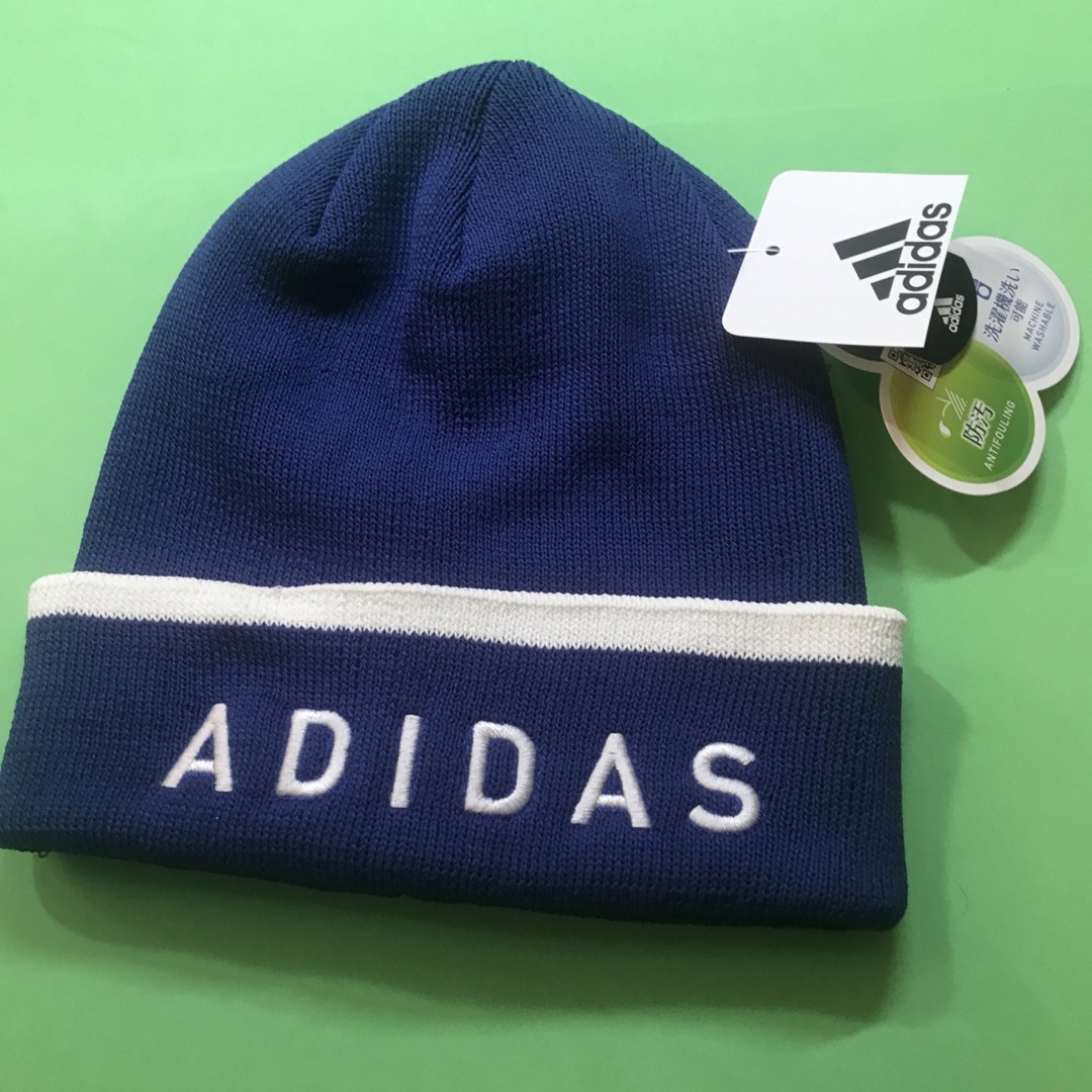 adidas(アディダス)のアディダス…子供ジュニアサイズ帽子…新品未使用 キッズ/ベビー/マタニティのこども用ファッション小物(帽子)の商品写真