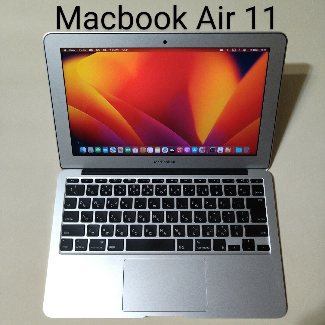ポータブルパソコンAPPLE MacBook Air 11インチ 2012 A1465
