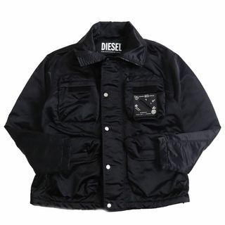 DIESEL ブルゾン　ジップアップ　アウター　ジャケット　ボア　黒ブラック系コメントありがとうございます