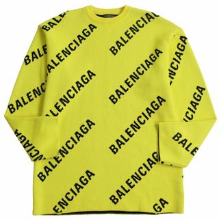 Balenciaga - バレンシアガ 576320 T3153 ロゴ総柄ジャガードオーバー