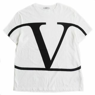 VALENTINO 半袖 Tシャツ ロゴプリント ホワイト S 21SS