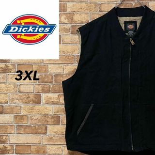 ディッキーズ Dickies 総柄 リアルツリーカモ 中綿ベスト メンズL /eaa383512